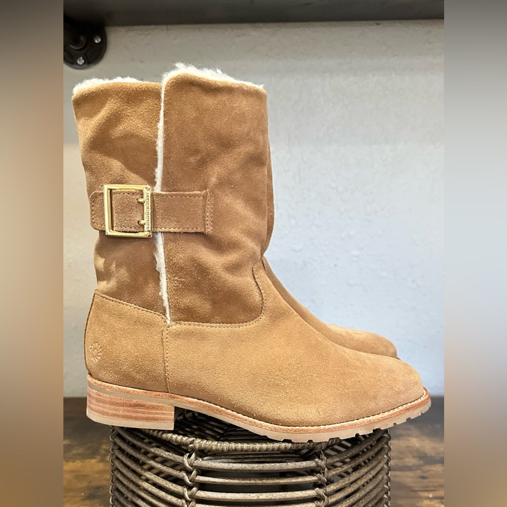 Jack Rogers Tan Suede Women's Boots